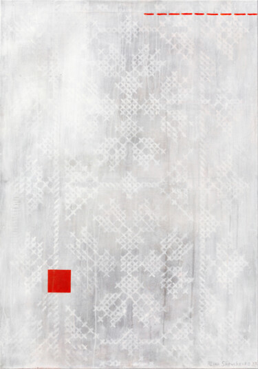 Картина под названием "Nine" - Alina Shevchenko, Подлинное произведение искусства, Акрил Установлен на Деревянная рама для н…