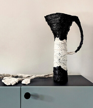 Скульптура под названием "VASE" - Alina Veinkrot, Подлинное произведение искусства, Керамика
