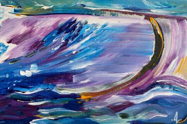Pintura titulada "«EYE OF THE STORM»…" por Alina Landers, Obra de arte original, Acrílico Montado en Bastidor de camilla de…