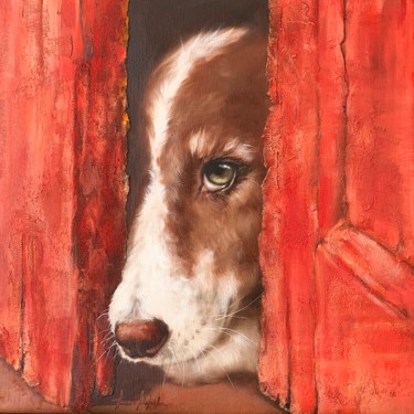 Painting titled "“Can I trust you?”…" by Alina Marsovna, Original Artwork, Oil