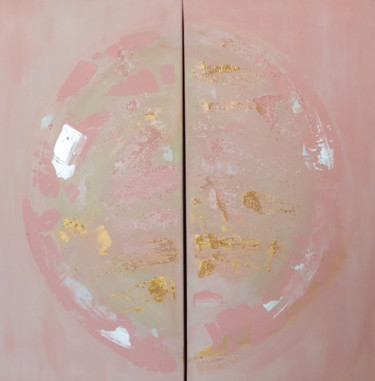 Schilderij getiteld "pink obsession, pin…" door Alina Odwyer, Origineel Kunstwerk, Acryl