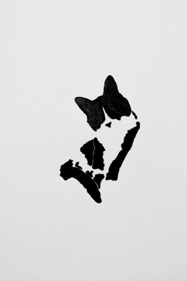 图画 标题为“CAT#7” 由Алина Анохина, 原创艺术品, 墨