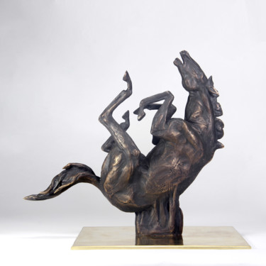 Скульптура под названием "Звездочет" - Anna Gripaseva, Подлинное произведение искусства, Бронза