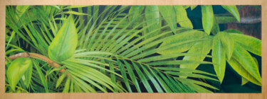 Pintura intitulada "Nature Mauricienne" por Aline Belliard, Obras de arte originais, Acrílico