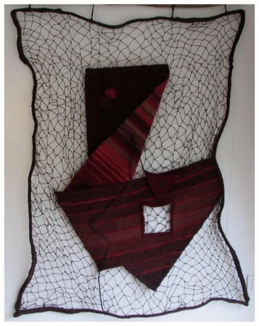 Textile Art με τίτλο "A l'origine..." από Aline Jegonday (atelier enila tityad), Αυθεντικά έργα τέχνης, Ταπισερί