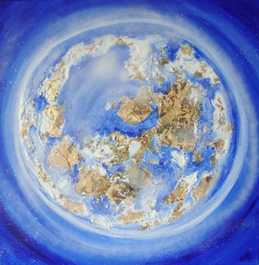 Peinture intitulée "Cold as ice" par Aline Messager, Œuvre d'art originale, Huile
