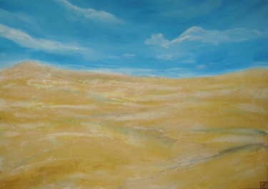 Peinture intitulée "Sand eternity" par Aline Messager, Œuvre d'art originale, Huile