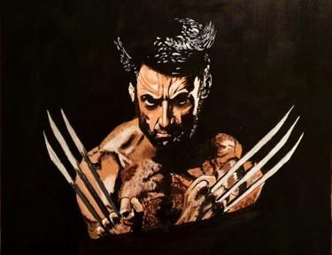 Картина под названием "Wolverine" - Aline Galvez-Fernandez, Подлинное произведение искусства, Акрил
