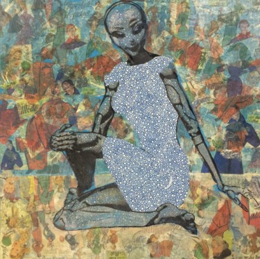 Pintura intitulada "Bionic Dream" por Aline Chevalier, Obras de arte originais