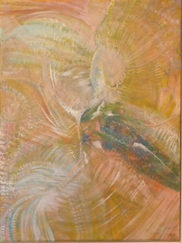 Pittura intitolato "Danseuse Cosmique" da Aline Vasselet, Opera d'arte originale, Acrilico Montato su Telaio per barella in…