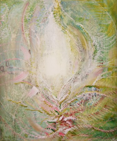 Картина под названием "Féminité" - Aline Vasselet, Подлинное произведение искусства, Акрил Установлен на Деревянная рама для…
