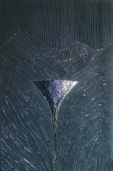 Картина под названием "Sourse" - Aliona Nicolaeva, Подлинное произведение искусства, Гипс Установлен на Деревянная рама для…