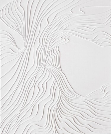 Malarstwo zatytułowany „Wind currents” autorstwa Aliona Nicolaeva, Oryginalna praca, Akryl Zamontowany na Drewniana rama nos…
