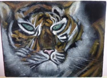 Pintura titulada "El tigre" por Aliona Cociu, Obra de arte original