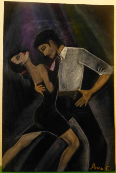 Pintura titulada "tango.jpg" por Aliona Cociu, Obra de arte original
