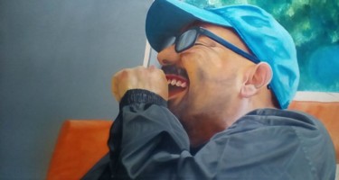 Pintura titulada "retrato" por Alirio Fonseca Alvarez, Obra de arte original, Oleo