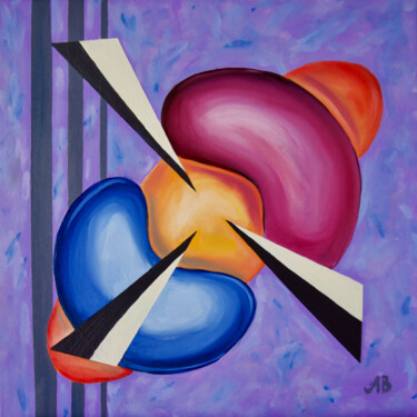 Painting titled "The Simple Movement…" by Alisa Burachuk, Original Artwork, Acrylic