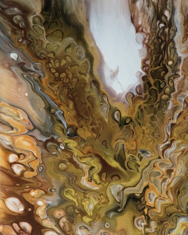 Картина под названием "Свет" - Алиса Гайс, Подлинное произведение искусства, Акрил Установлен на Деревянная рама для носилок