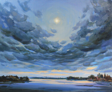 Pintura titulada "Under the sky" por Alisa Onipchenko-Cherniakovska, Obra de arte original, Oleo
