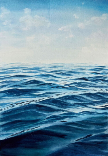 Painting titled "Clarity" by Alisa Vovk, Original Artwork, Watercolor