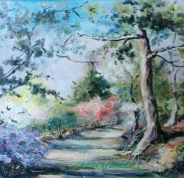 Картина под названием "Весна" - Натали  Дидух, Подлинное произведение искусства, Масло