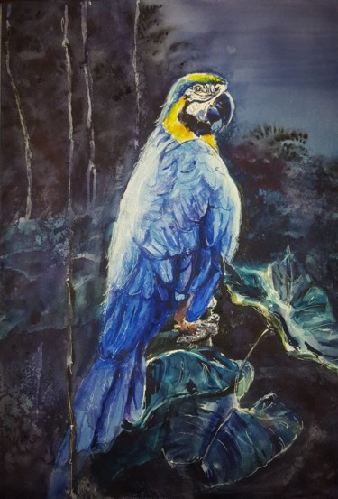 Painting titled "Мои акварели" by Natali Didukh, Original Artwork, Watercolor