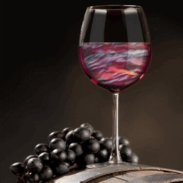 Photography titled "Just One Glass Of D…" by Alisa, Original Artwork, Manipulated Photography