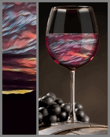 Photography titled "Clouds Like Wine Ar…" by Alisa, Original Artwork, Manipulated Photography