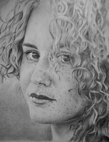 Drawing titled "Olesya.jpg" by Alisa Ganus, Original Artwork, Pencil