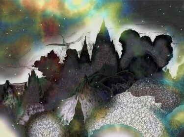 Arts numériques intitulée "Canopé" par Alison Azzolin, Œuvre d'art originale, Photo montage
