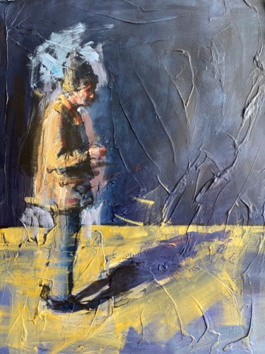 Pintura titulada "Vie dans l’ombre" por Alison Bld, Obra de arte original, Acrílico