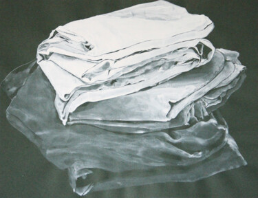Pintura titulada "Chevet" por Alison Vignault, Obra de arte original, Gouache Montado en Cartulina