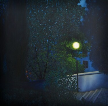 Peinture intitulée "Palier lumineux" par Alissa, Œuvre d'art originale