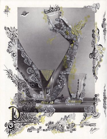 Tekening getiteld "Daum" door Alixire, Origineel Kunstwerk, Balpen