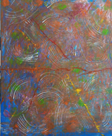 Painting titled "Homa" by All, Original Artwork, Acrylic