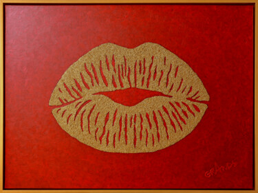 Pittura intitolato "KISS OF DESERT" da Alla Grande, Opera d'arte originale, Acrilico