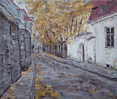 Malerei mit dem Titel "Tallinn_" von Alla Ronikier, Original-Kunstwerk, Öl