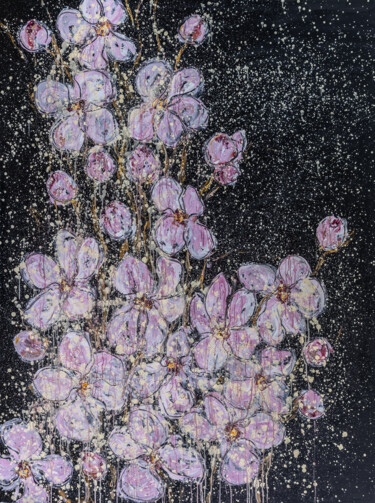 Malerei mit dem Titel "Spring awakening" von Alla Ronikier, Original-Kunstwerk, Öl