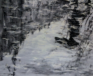 Malarstwo zatytułowany „Reflection 3” autorstwa Alla Ronikier, Oryginalna praca, Olej
