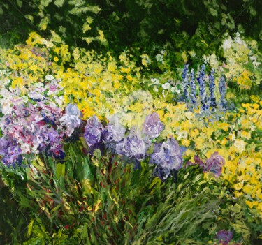 Pintura intitulada "Sunshine Blossom" por Allan P Friedlander, Obras de arte originais, Acrílico