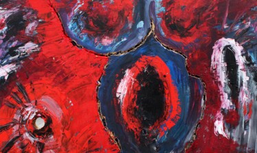 Killer Queen Peinture intitulée "Killer Queen" par Allan Paul, Œuvre d'art originale, Huile