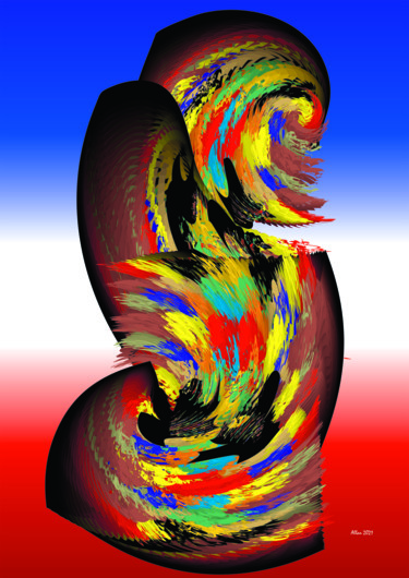 KIRLIAN ET LA BEAUTÉ DES COULEURS À TRAVERS LEURS LENTILLES Arts numériques intitulée "KIRLIAN ET LA BEAUT…" par Reinhard Heydrich Allan De Souza Santos, Œuvre d'art originale, Peintur…