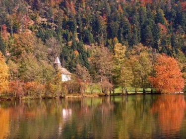 Photographie intitulée "Chapelle du lac de…" par Fred Allard, Œuvre d'art originale