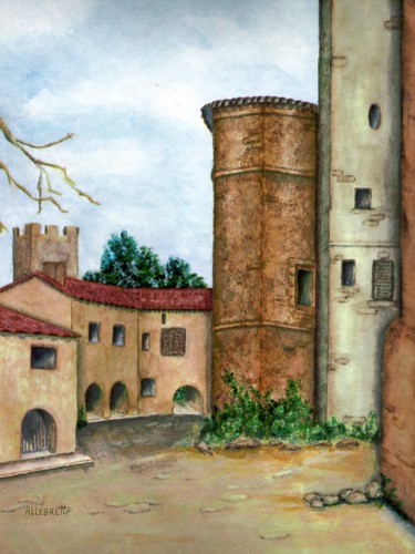 「Morcone」というタイトルの絵画 Allegrettoによって, オリジナルのアートワーク, アクリル