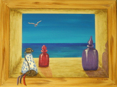 Pintura titulada "Kona View 1" por Allegretto, Obra de arte original, Acrílico