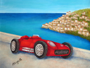 Painting titled "mercedes Benz W196…" by Allegretto, Original Artwork, Acrylic