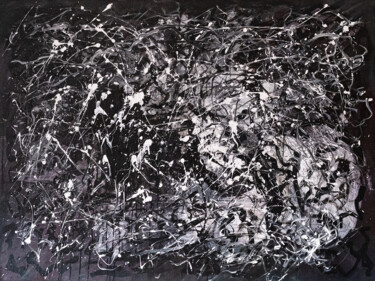 Картина под названием "Mare Impetuoso" - Allen Solano, Подлинное произведение искусства, Акрил Установлен на Деревянная рама…