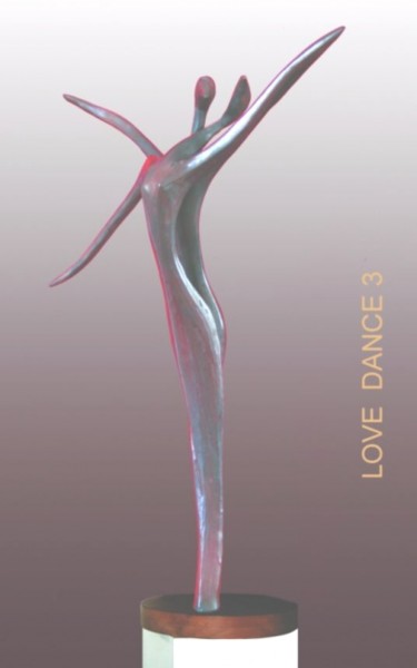 Скульптура под названием "Love Dance1" - יפים שיסטיק, Подлинное произведение искусства, Литьё