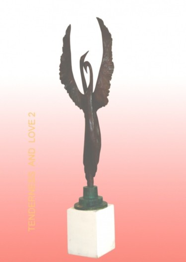 Sculptuur getiteld "TENDERNESS AND LOVE…" door Ypym Shystyq, Origineel Kunstwerk, Gietwerk