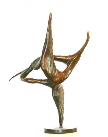 Scultura intitolato "“In whirl of dance”…" da Ypym Shystyq, Opera d'arte originale, Metalli